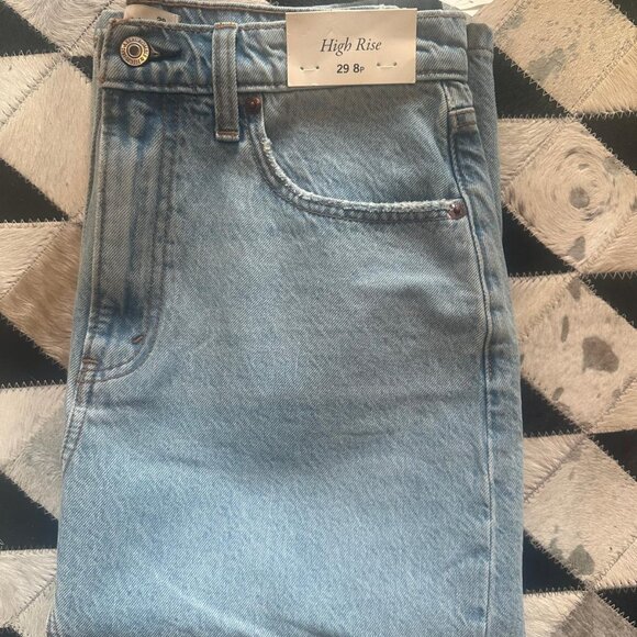 ABERCROMBIE NWT MIDI DENIM SKIRT PETITE - Picture 5 of 5